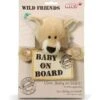 Nici 33725 - Löwenbaby Mit Baby On Board Schild Wild Friends 20 Cm -Nici 1pLQIrjAfgMRpd