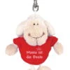 Nici 31552 Schlüsselanhänger Schaf Weiß T-Shirt Rot "Mama Ist Die Beste" Ca 10cm -Nici 31552 1234x2048