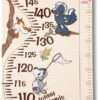 Nici 33437 Wandmeter Messlatte Forest Friends Eichhörnchen Dachs Stinktier Vogel -Nici 33437 me
