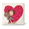 Nici 34608 Kissen Schaf Jolly Mäh Herz Blumen I Love You 26x26cm Plüsch -Nici 34608 me