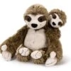 Nici 40510 Faultier Pärchen Mutter & Kind (20cm/12cm) Wild Friends Plüsch Sloth