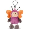 Nici 40702 Schlüsselanhänger Schmetterling Lila-orange Ca 10cm Plüsch Spring -Nici 40702 me