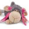 Nici 40866 Graues Schaf Jolly Juicy Mit Schleife Ca 20cm Liegend Plüsch Kuscheltier