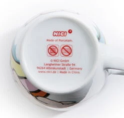 Nici 42234 Tasse Einhorn Rainbow Flair + Theodor & Friends 8x10cm Porzellan -Nici 42234 02 ZA me