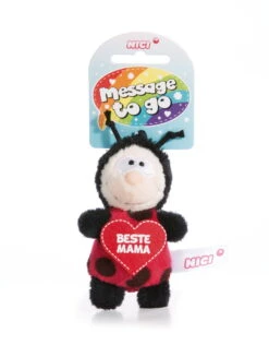 Nici 44858 Message To Go Loop 8cm Marienkäfer – Beste Mama