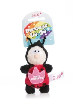 Nici 44859 Message To Go Loop 8cm Marienkäfer – Beste Schwester