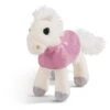 Nici 44895 Weißes Pferd White Peach Stehend Mit Satteldecke 16cm Plüsch -Nici 44895 01 HA Frei me
