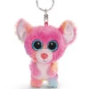 Nici 45547 Glubschis Schlüsselanhänger Maus Candypop Ca 9cm Plüsch -Nici 45547 01 HA Frei
