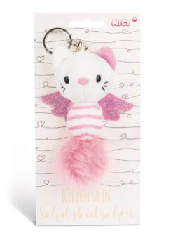 Nici 46040 Schlüsselanhänger Schutzkätzchen Guardian Angels 12cm Rosa
