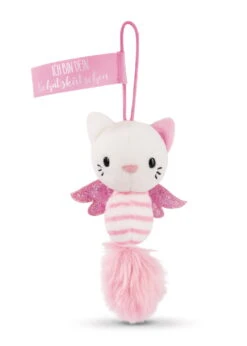 Nici 46041 Anhänger Loop Schutzkätzchen Guardian Angels 12cm Rosa