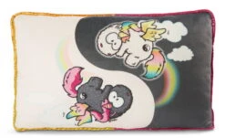 Nici 48414 Kissen Einhorn Rainbow Yin & Yang 43x25cm Rechteckig Plüsch Theodor