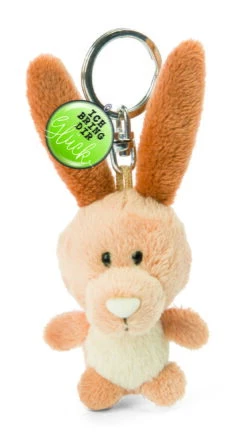 Nici 47540 Schlüsselanhänger Brauner Hase Plüsch 7cm Ich Bring Dir Glück