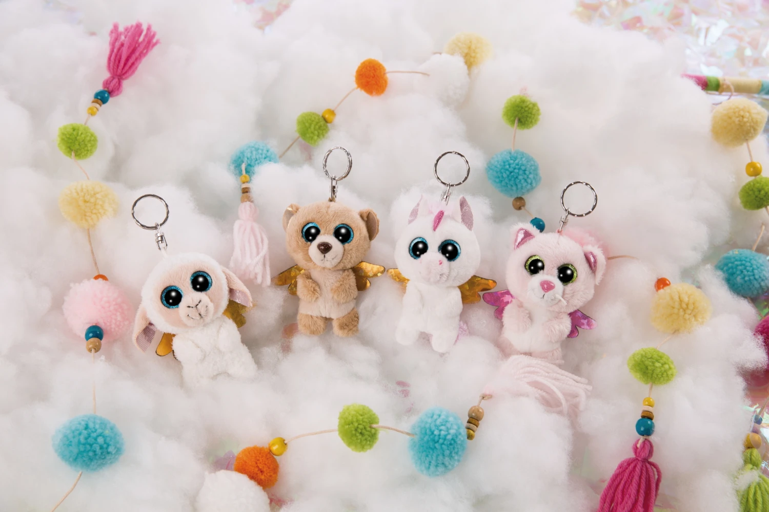 Nici 47834 Schlüsselanhänger Glubschis Guardian Angel Schaf Glowy Nalla 9cm 5 Nici 47834 Schlüsselanhänger Glubschis Guardian Angel Schaf Glowy Nalla 9cm – Bild 3