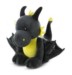 Nici 47994 Drache Dragor Schwarz-gelb 30cm Stehend Plüsch Kuscheltier Dragonia