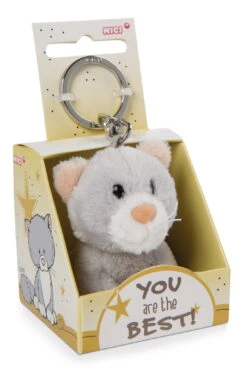 Nici 48127 Schlüsselanhänger Message Friends 6cm - Katze "You Are The Best!"