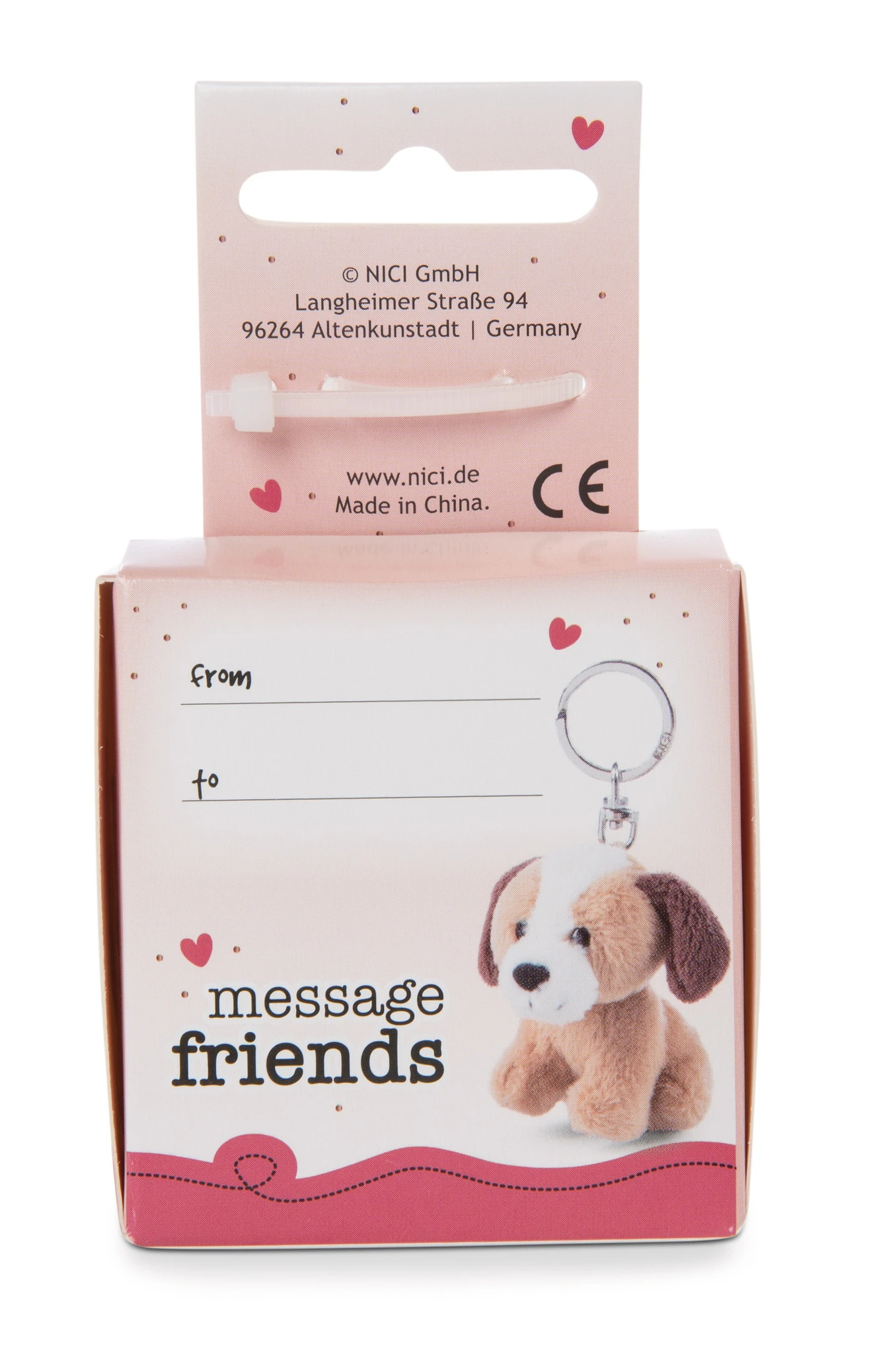 Nici 48130 Schlüsselanhänger Message Friends 6cm - Hund "Forever Friends" 4 Nici 48130 Schlüsselanhänger Message Friends 6cm - Hund "Forever Friends" – Bild 2