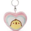 Nici 48222 Schlüsselanhänger Herzförmig PiuPiu Molang Regenbogen 8cm Kawaii -Nici 48222 01 HA Frei