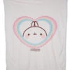 Nici 48229 Kuscheldecke Molang Mit Regenbogenherz 140x175cm Plüsch Kawaii -Nici 48229 01 HA Frei