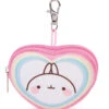 Nici 48232 Münztäschchen Molang Regenbogen Mit Karabiner 10x8x2cm Kawaii -Nici 48232 01 HA Frei