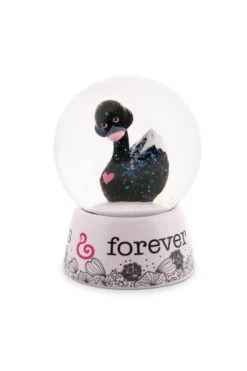 Nici 48283 Schüttelkugel Schneekugel Schwan Schwarz 6,5cm Love Classics