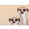 Nici 48747 Kissen Erdmännchen Meerkat Ethno Style 43x25cm Plüsch GREEN -Nici 48747 01 HA Frei 2048x1365
