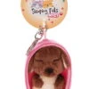 Nici 48832 Schlüsselanhänger Sleeping Pets 10cm Plüsch - Hund Braun Dunkelbraun -Nici 48832 01 HA Frei 1289x2048
