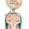 Nici 48837 Schlüsselanhänger Sleeping Pets 10cm Plüsch - Katze Braun Getigert -Nici 48837 01 HA Frei 1173x2048