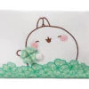 Nici 48878 Kissen MOLANG Hase 43x25cm Mit Kleeblatt Plüsch Kawaii Dekokissen -Nici 48878 01 HA Frei