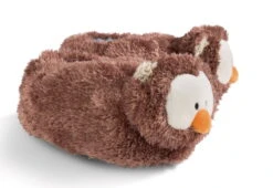 Nici 48934 Hausschuhe Eule Oscar Figürlich Größe 34-37 (M) Plüsch GREEN -Nici 48934 03 ZA weiss 2048x1410