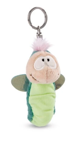 Nici 49101 Schlüsselanhänger Glühwürmchen Glim Jim 10cm Plüsch Midnight Floral