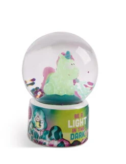 Nici 49111 Schüttelkugel Schneekugel Einhorn Midnight Floral Glow In The Dark -Nici 49111 04 ZA weiss 1575x2048