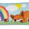Nici 49163 Kissen Fuchs Fridalie 43x25cm Plüsch Regenbogen Forest Friends GREEN -Nici 49163 01 HA Frei 2048x1053