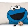 Nici 48465 Kissen Krümelmonster Mit Keks Sesamstraße Rechteckig 43x25cm -Nici 572fQ9cWEz4GPJQ