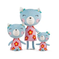 Nici 90428 Lemon Ribbon Katze 45cm Plüsch Kuscheltier Schlenker -Nici 90426pt 1