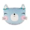 Nici 90520 Lemon Ribbon Kissen Katze Kopf Figürlich 35x35cm Plüsch -Nici 90520