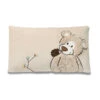 Nici 39093 Kissen Classic Bear Bär Creme Mit Igel 43x25cm Plüsch -Nici A39093pt