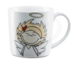 Nici 28311 Tasse Engel Engelchen Porzellan Ca 8cm Devil & Angel Kaffeetasse -Nici N28311